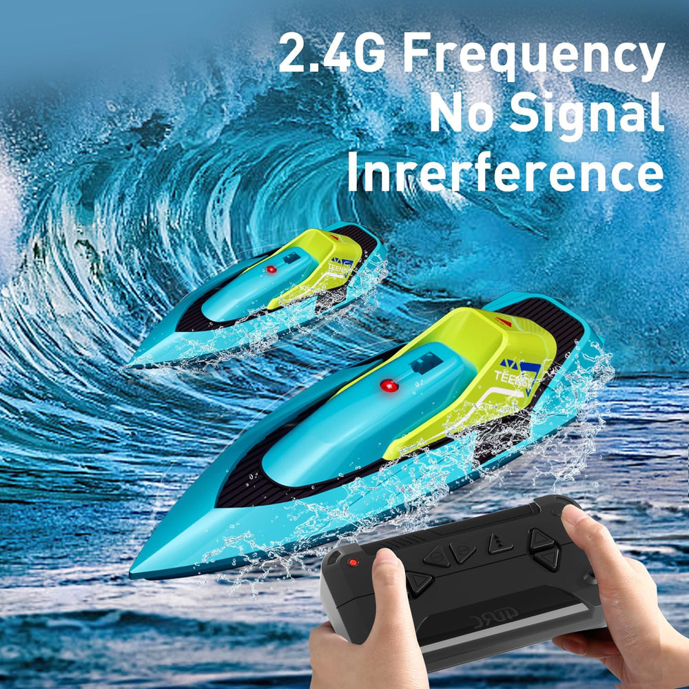 S5 Remote Control Boat For Swimming Pools And Lakes, 2.4GHz 20 MPH Racing Boat, Rechargeable Battery, Low Battery Alarm, Gifts For Boys And Girls