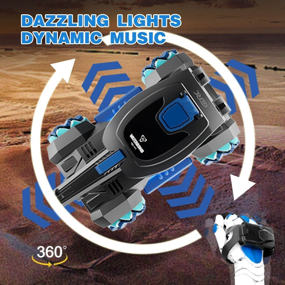 Y1 RC Tank Four Wheel Drive Remote Control Car 2.4G Gesture Control Water Bomb