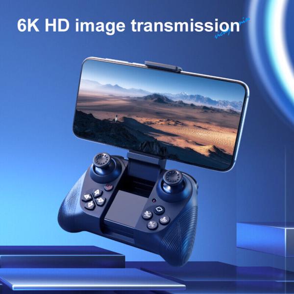 4DRC V13 Remote Control Drone 6K High-definition Dual Camera WiFi FPV Foldable Quadcopter Camera Drone, 2 Batteries