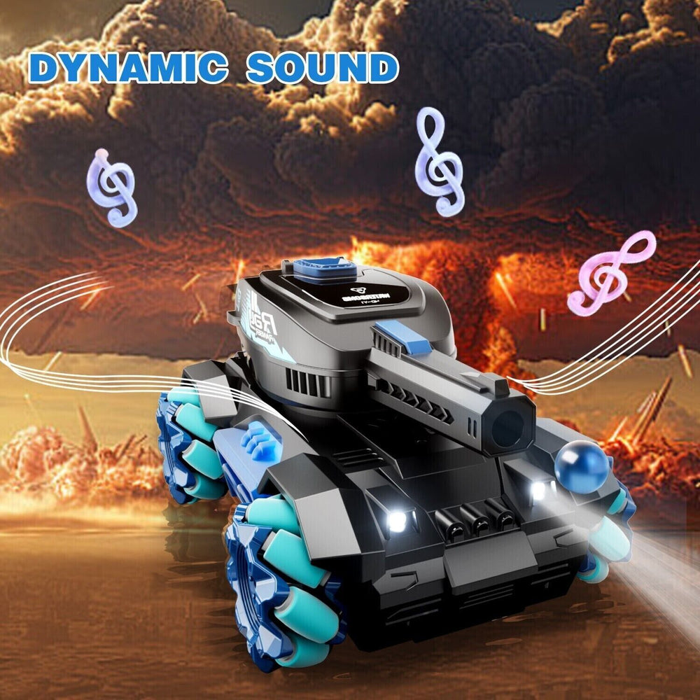Y1 RC Tank Four Wheel Drive Remote Control Car 2.4G Gesture Control Water Bomb