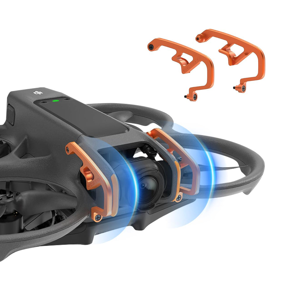 VIAVIC Avata 2 Bumper Guards Gimbal Guard for DJI Avata 2 Drone Accessories PTZ Protect Bar Aluminum Alloy Camera Protection Guard Bar for DJI Avata 2 Accessories (Gimbal Protector)