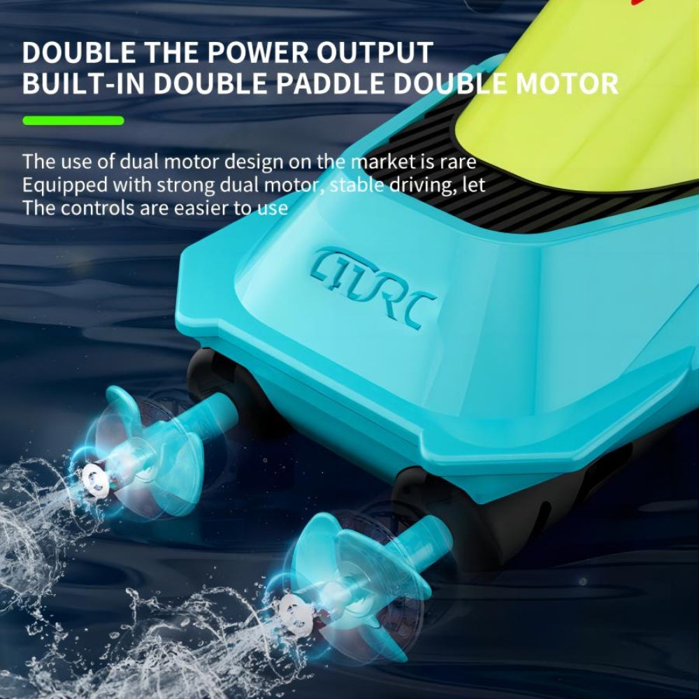 S5 Remote Control Boat For Swimming Pools And Lakes, 2.4GHz 20 MPH Racing Boat, Rechargeable Battery, Low Battery Alarm, Gifts For Boys And Girls