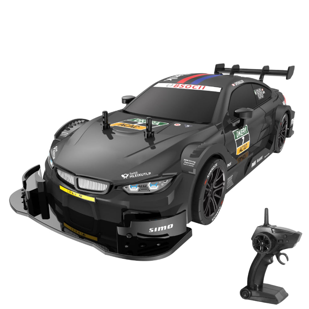 GoolRC RC Drift Car 1:16 Scale Remote Control Car 4WD 40KM/H High Speed RC Racing Car 2.4GHz Electric Sport Driftings with Headlight Drifting Tires and Racing Tires for Adults (Black)