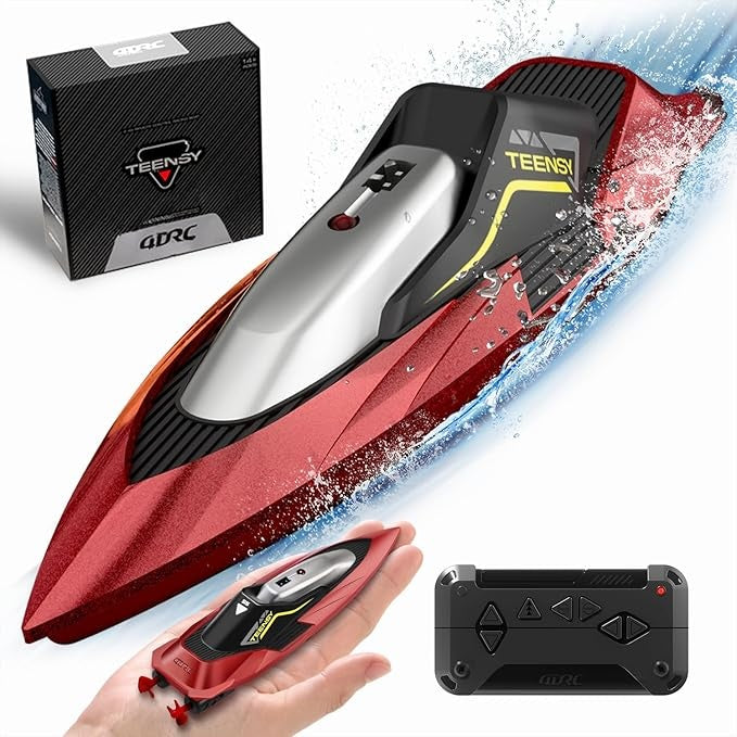 S5 Remote Control Boat For Swimming Pools And Lakes, 2.4GHz 20 MPH Racing Boat, Rechargeable Battery, Low Battery Alarm, Gifts For Boys And Girls