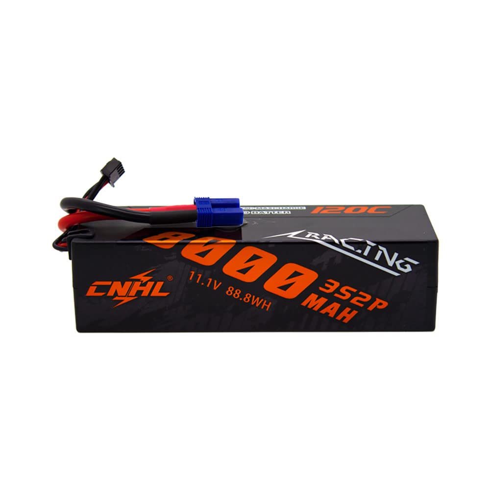 CNHL 3S Lipo Battery 8000mAh 120C 11.1V Lipo Battery with EC5 Plug Connector for RC Car Truck Boat Truggy Buggy Crawler Racing Hobby