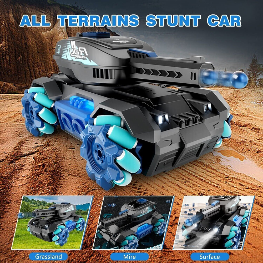 Y1 RC Tank Four Wheel Drive Remote Control Car 2.4G Gesture Control Water Bomb
